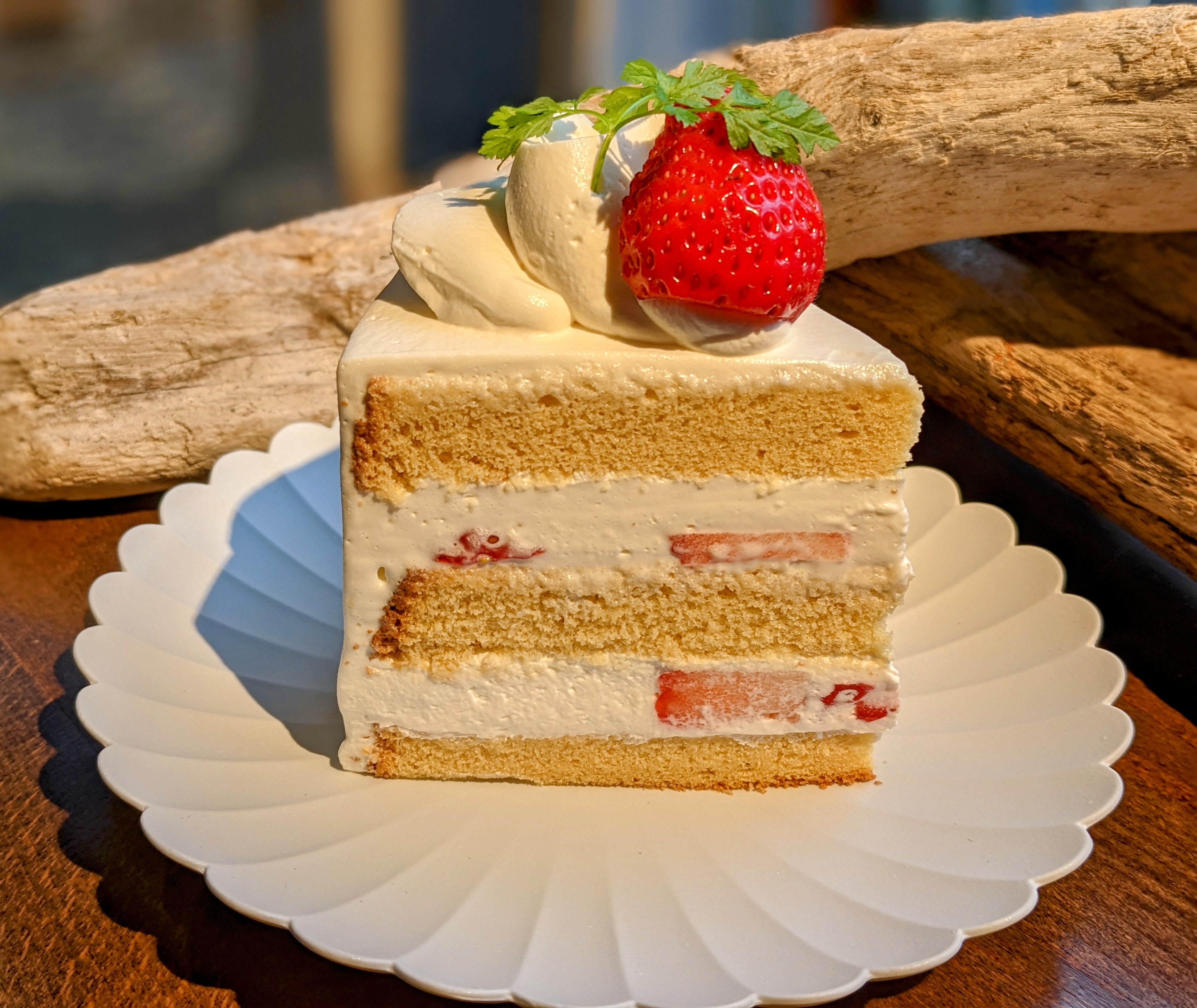 1月★今月のケーキはグルテンフリーショートケーキ