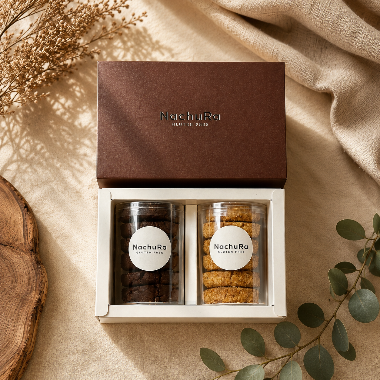 Cookie gift in tube (2 pieces)