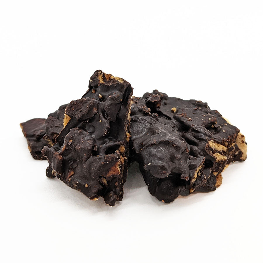 Healthy vegan chocolate crunch