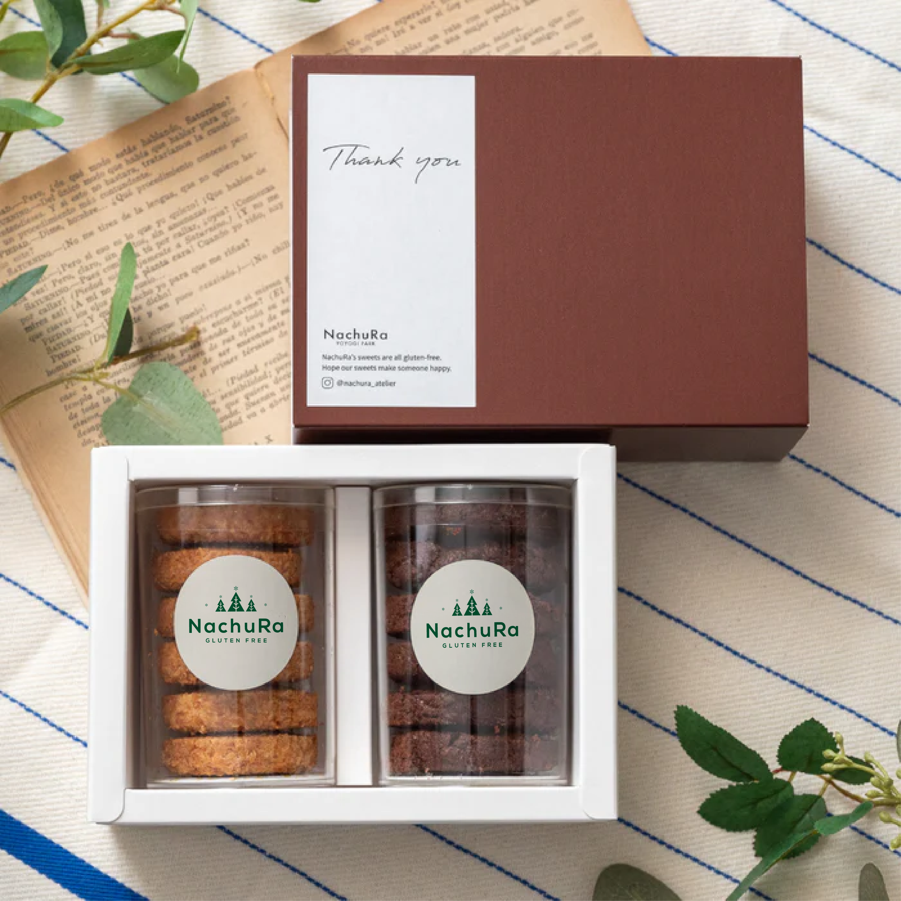 Cookie gift in tube (2 pieces)